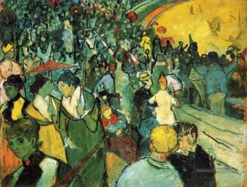 Vincent Van Gogh œuvres - Spectateurs dans l’arène d’Arles Vincent van Gogh